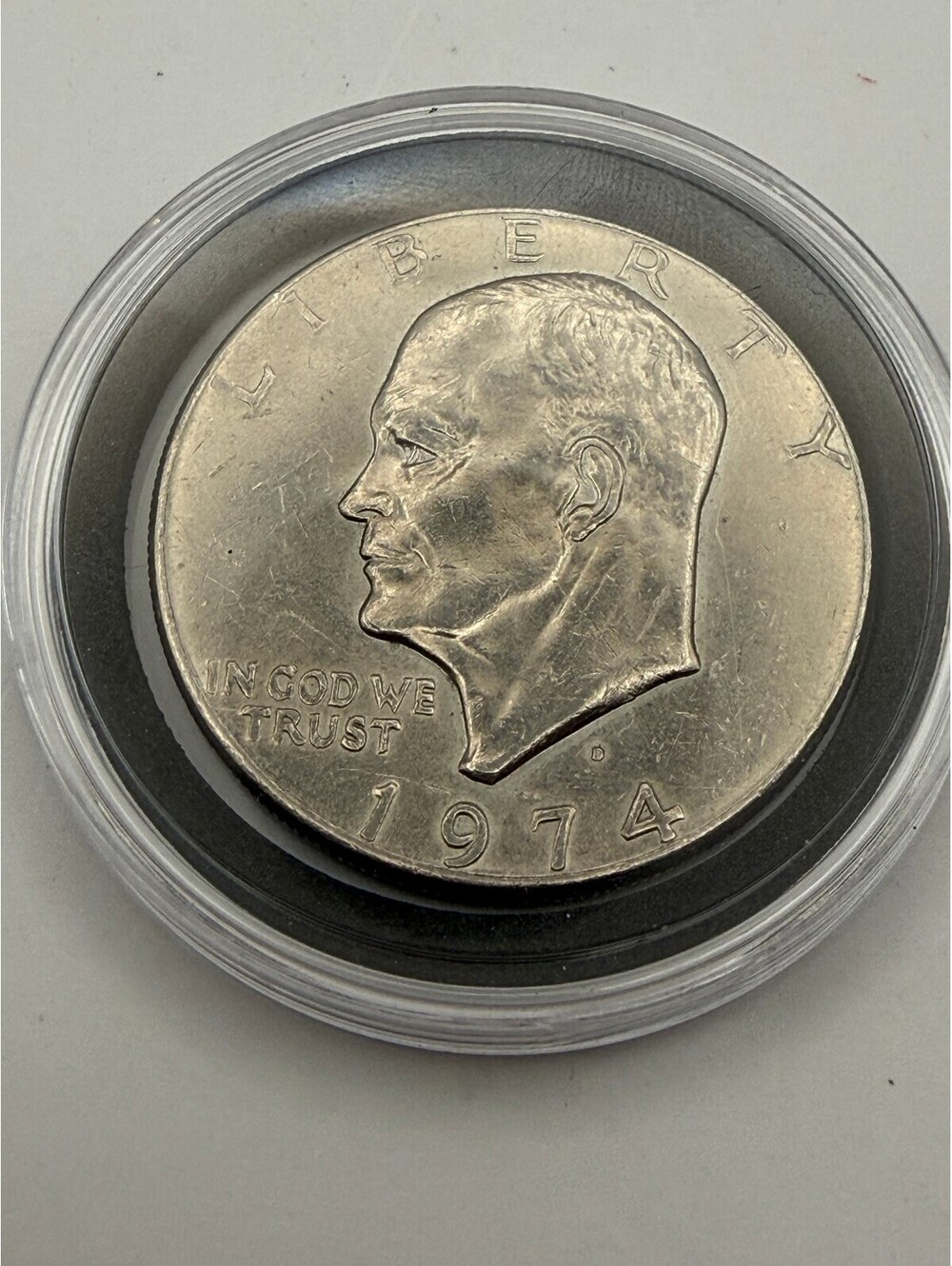 1974-D Eisenhower Dollar Clad US Coin Denver Mint Circulated
